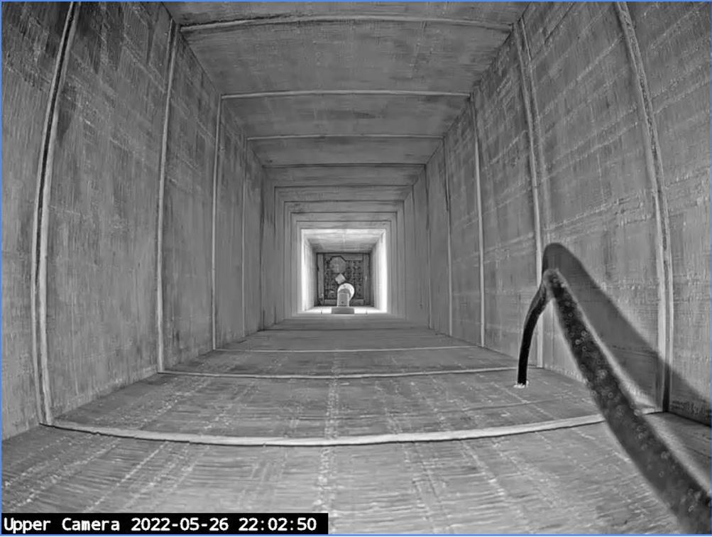 Chimney Swift Tower Post 2 May 2022 View Inside the Chimney Swift Tower
